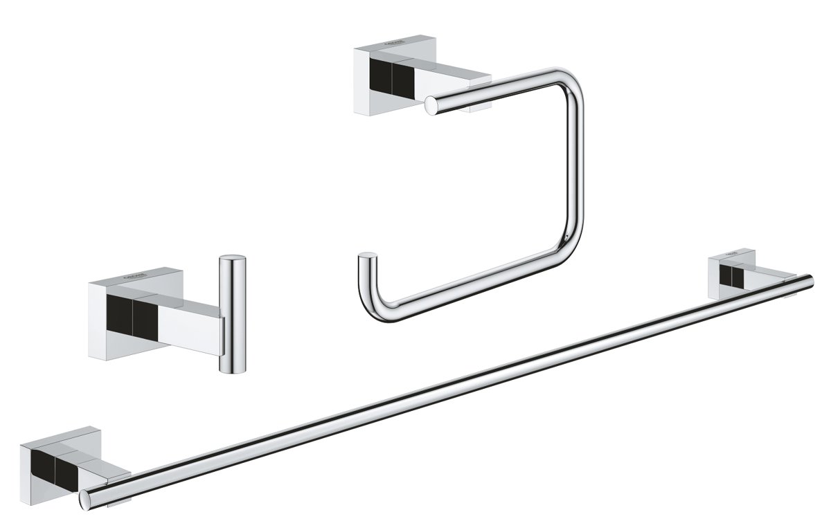 Guest bathroom accessories set 3-in-1