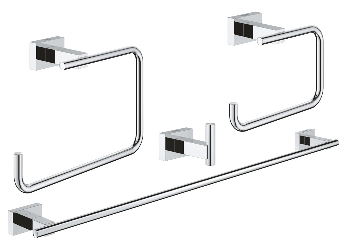 Master bathroom accessories set 4-in-1