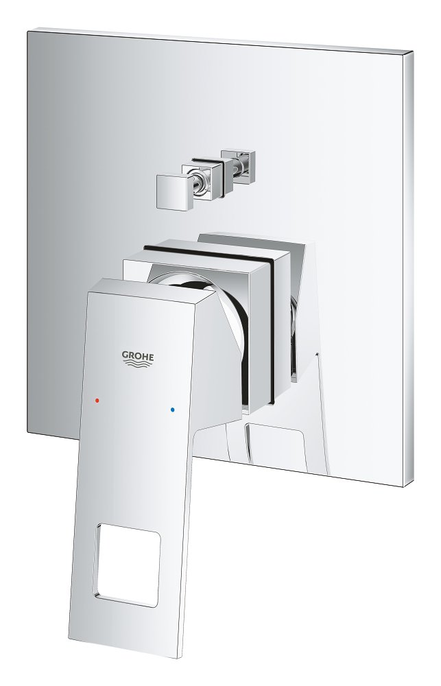 Single-lever mixer with 2-way diverter