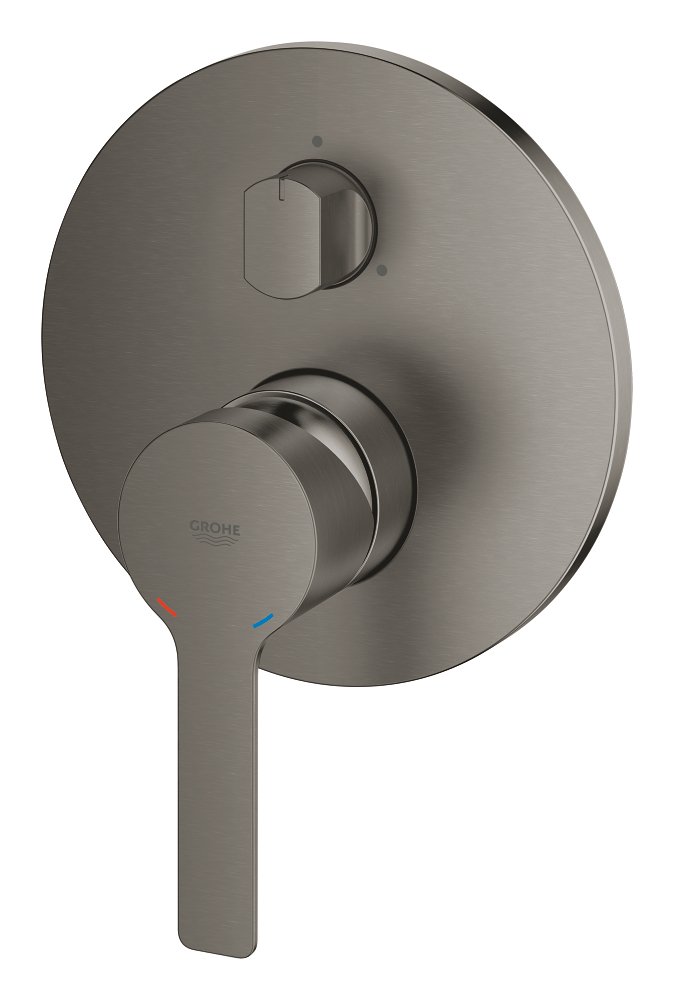 Single-lever mixer with 3-way diverter