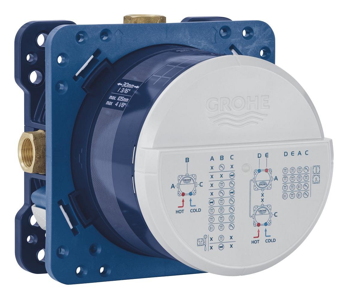 Universal rough-in box, 1/2"
