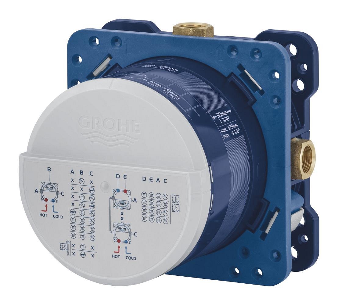 Universal rough-in box, 1/2"