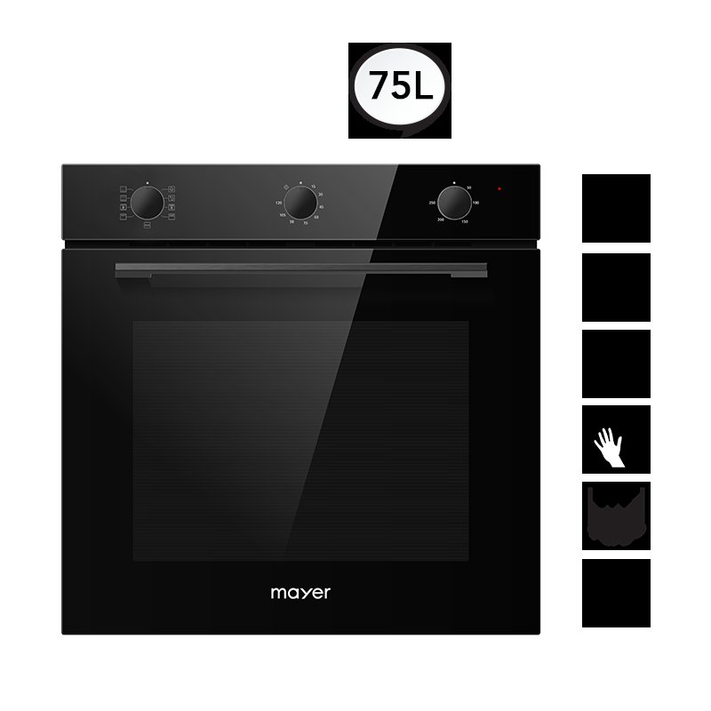 60cm Built-in Oven with Smoke Ventilation System