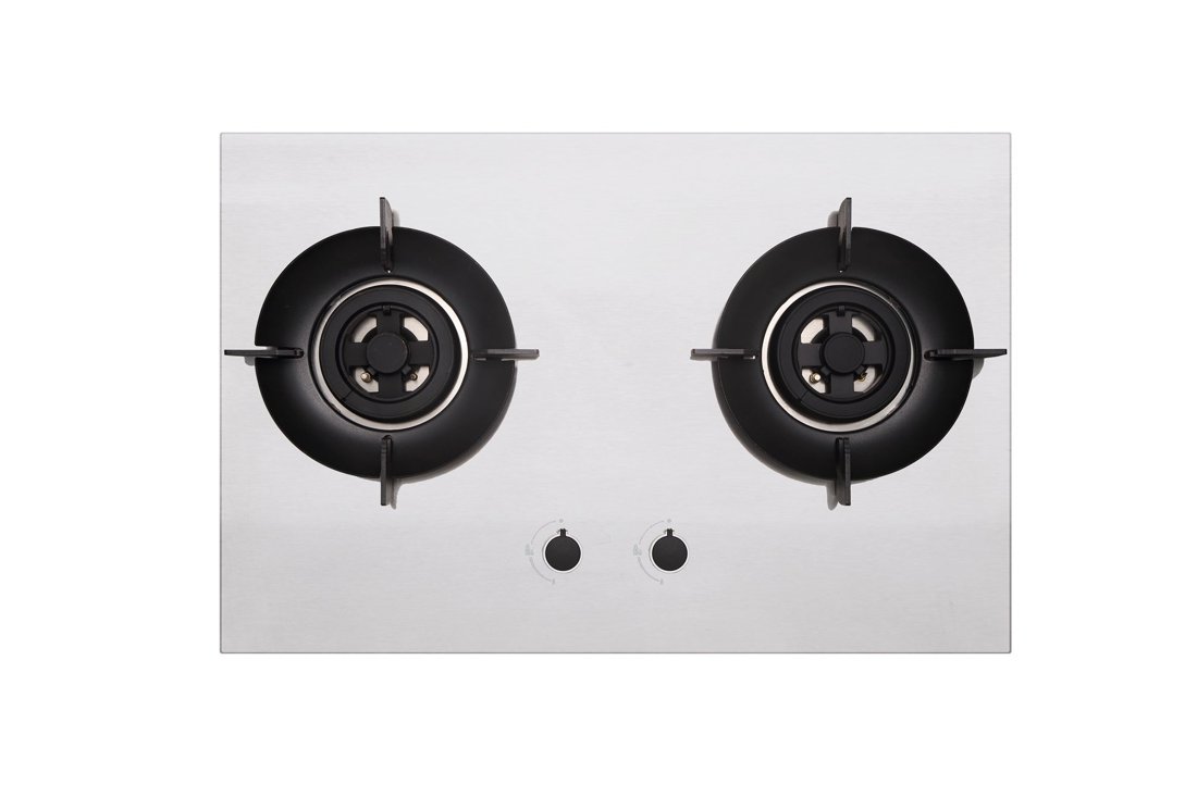 75cm 2 Zone Stainless Steel Gas Hob