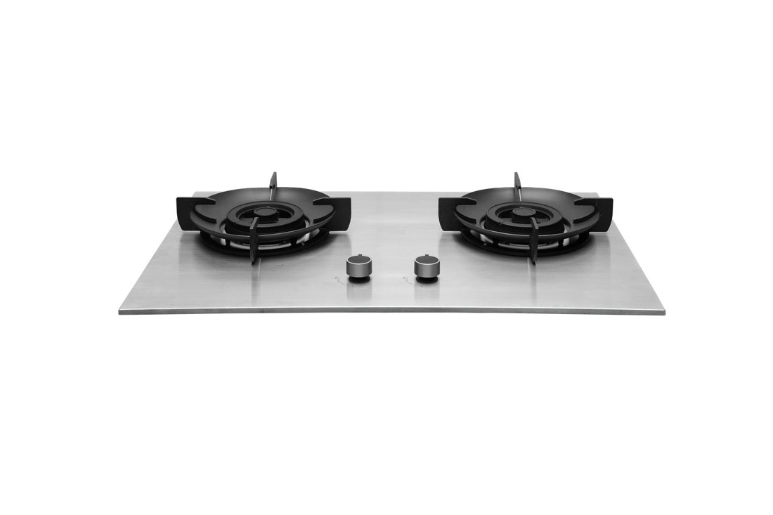 75cm 2 Zone Stainless Steel Gas Hob