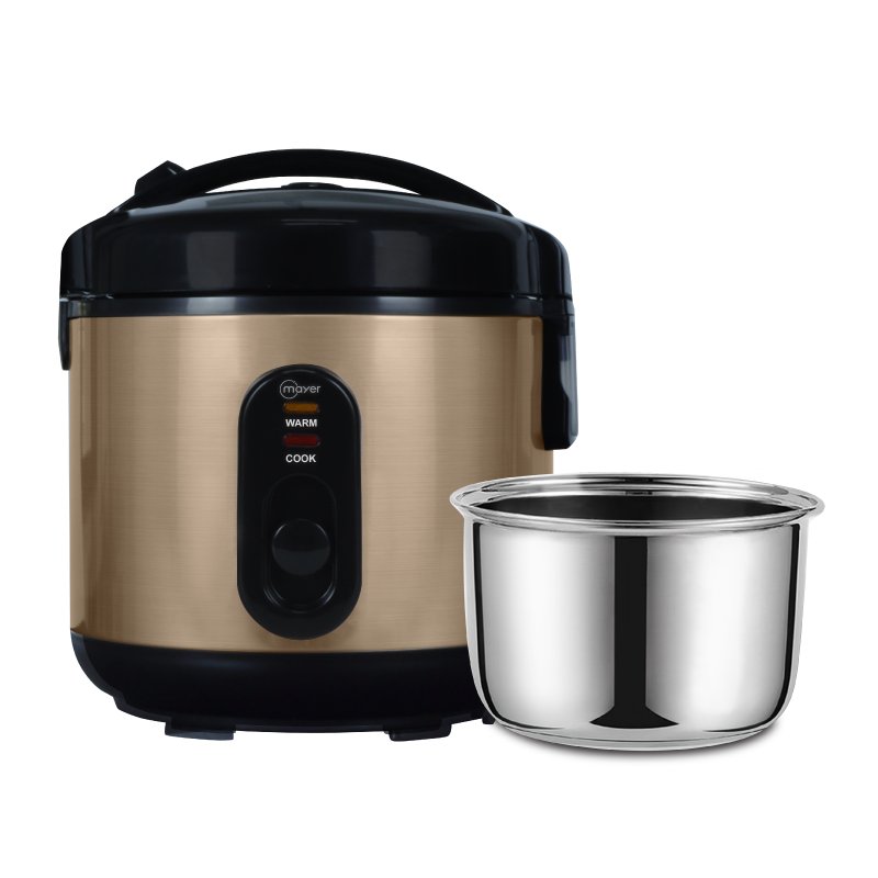 1.8L Rice Cooker with Stainless Steel Pot