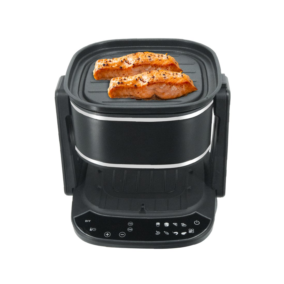 4.5L 3-in-1 Glass Air Fryer with Grill