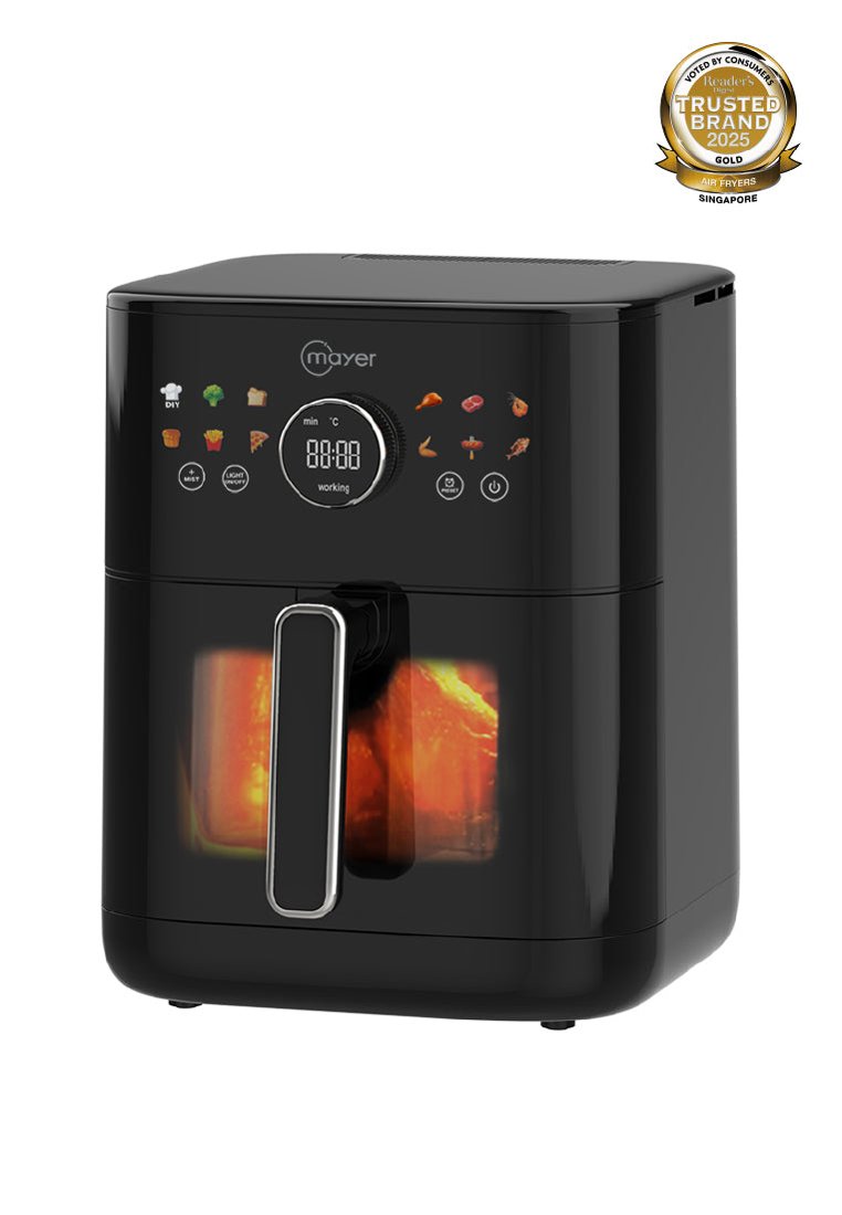 6L Double Heating Air Fryer with Mist