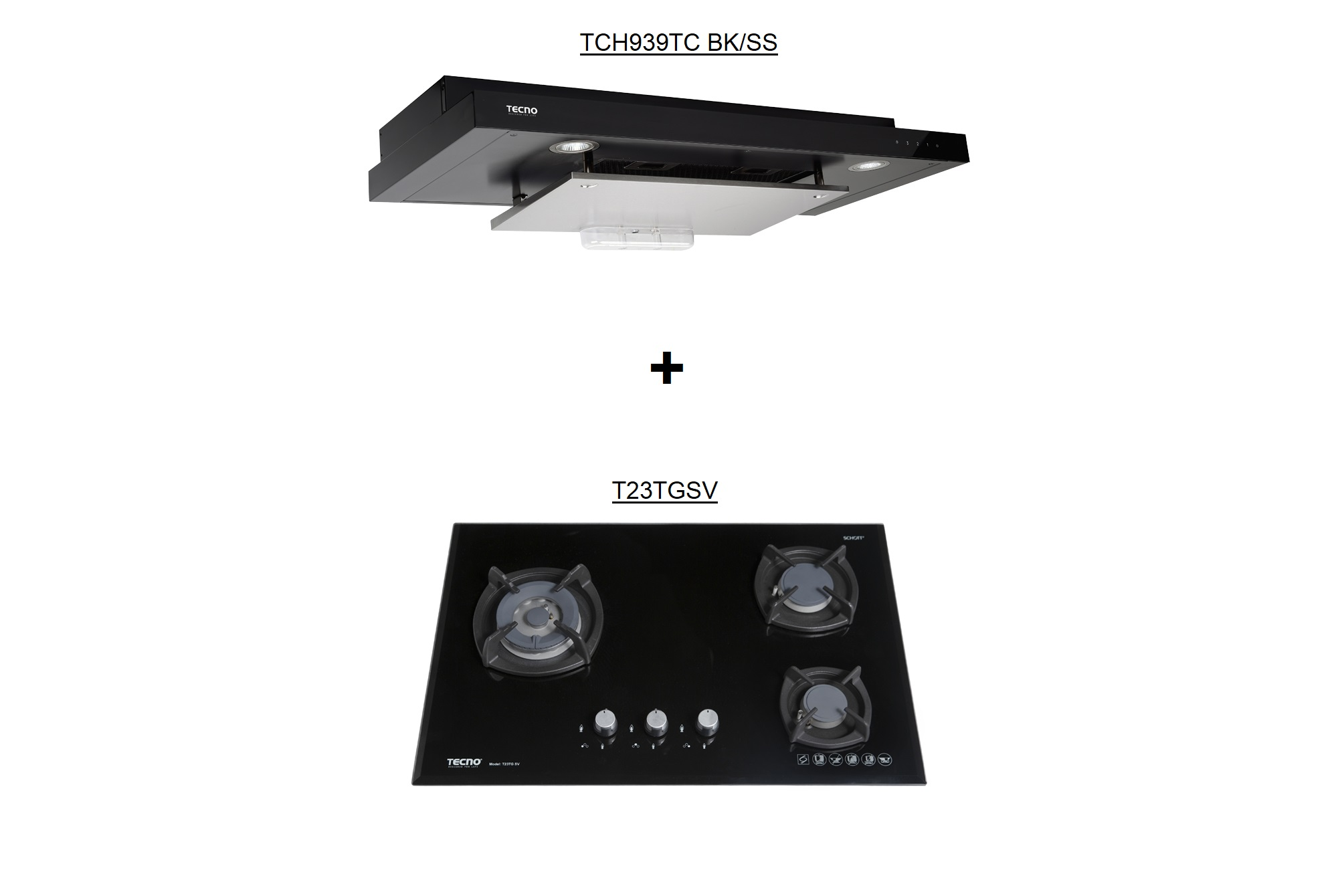 TCH939TC + T23TGSV Hob Hood Package Deal