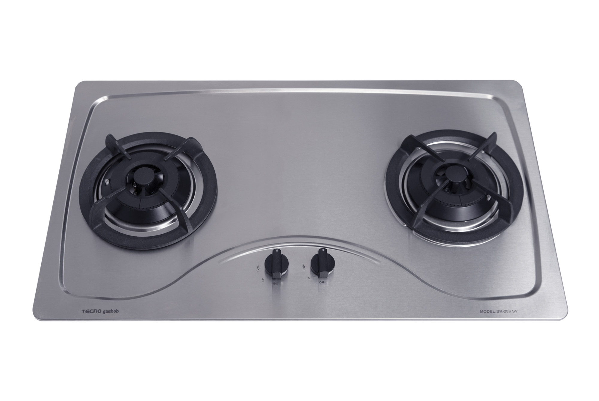 Tecno 2-Burner 86cm Stainless Steel Cooker Hob