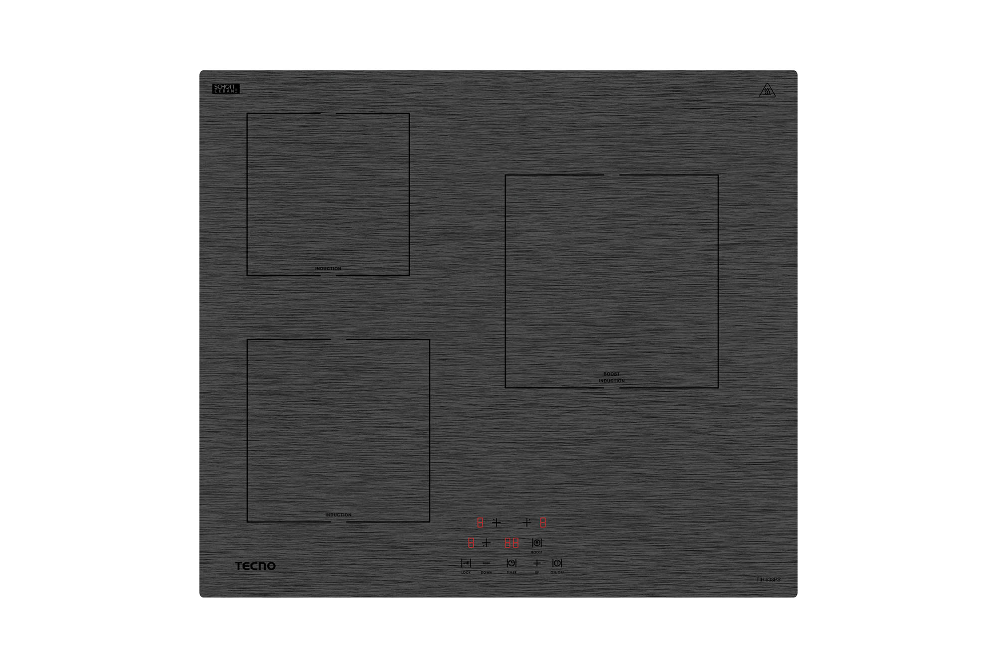 Tecno 3-Burner 60cm Induction Hob with Intelligent Power Sharing