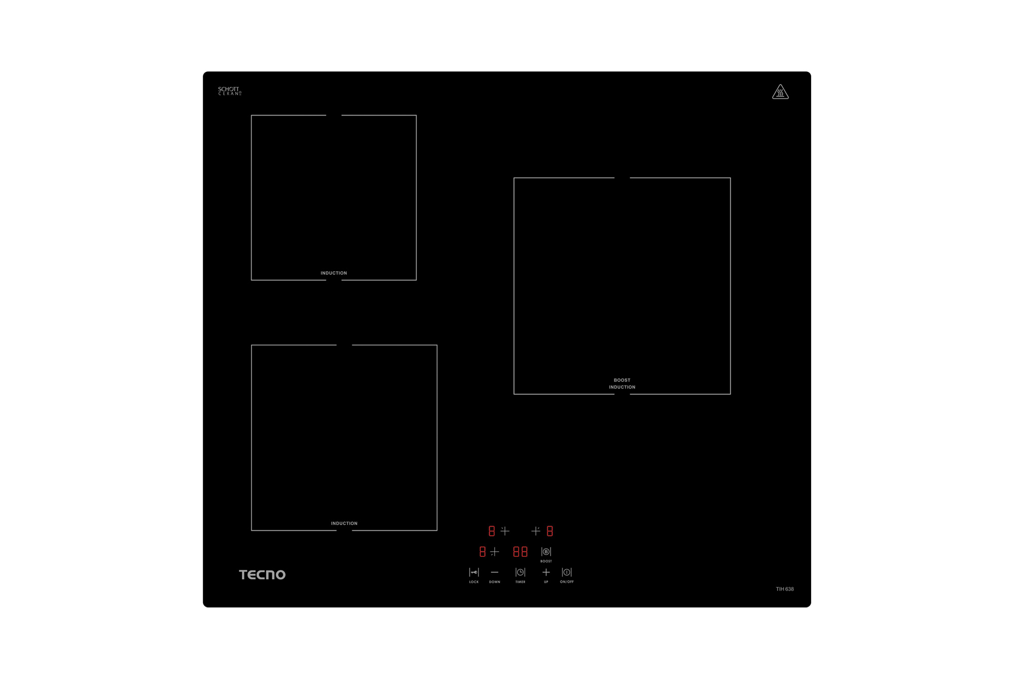 Tecno 3-Burner 60cm Induction Hob