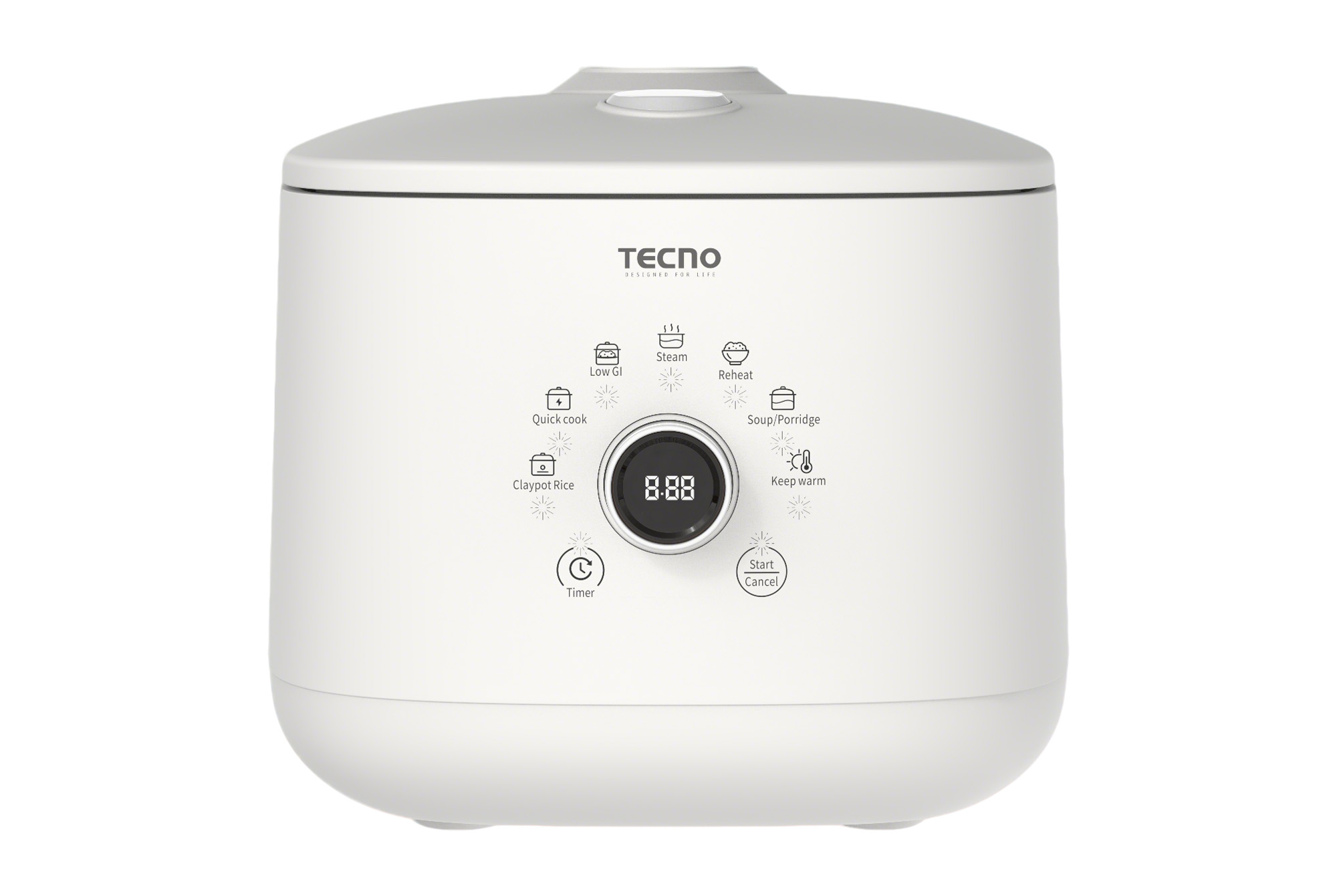 Tecno 3L Smart Rice Cooker with Low GI Function