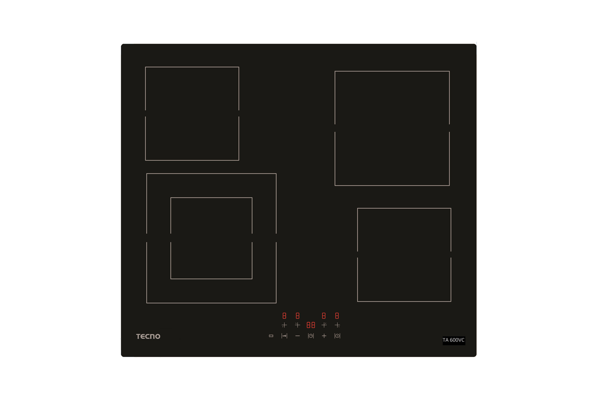 Tecno 4-burner 60cm Vitro-Ceramic Hob