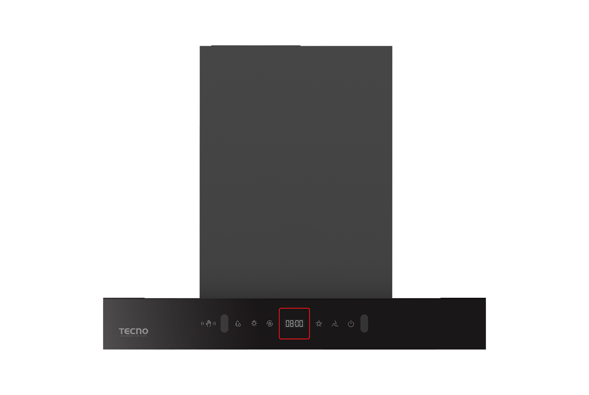 Tecno 60cm High Suction Chimney Hood with Auto Clean