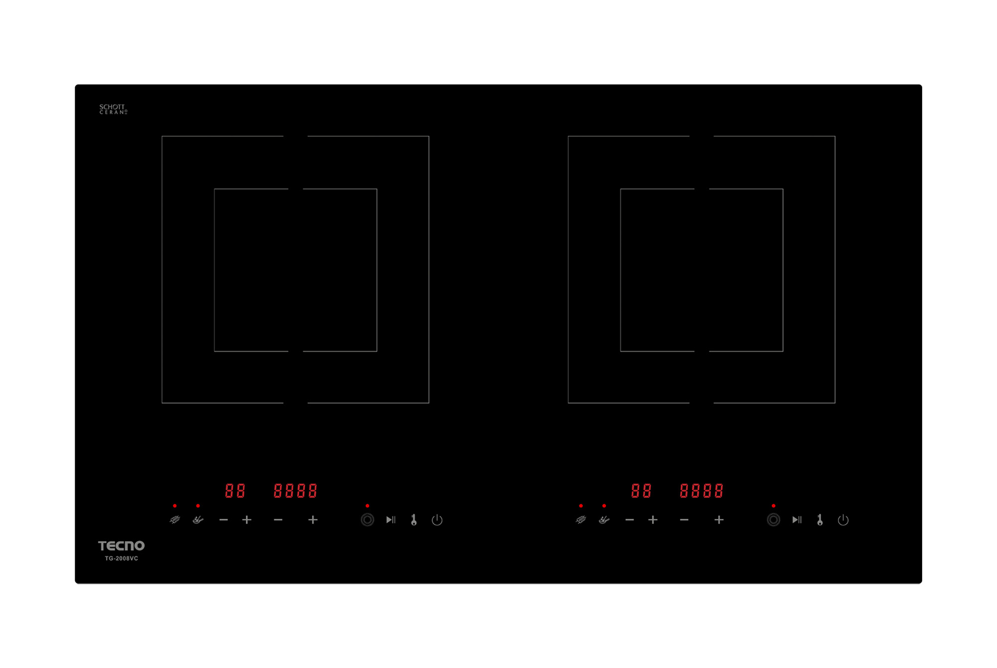 Tecno 73cm Vitro-Ceramic Cooker Hob