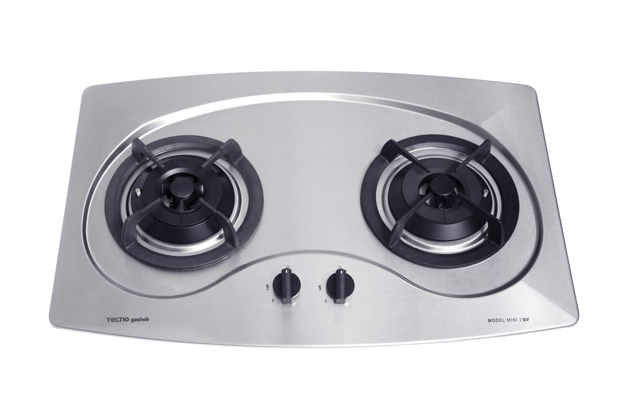 Tecno 75cm 2-Burner Stainless Steel Cooker Hob