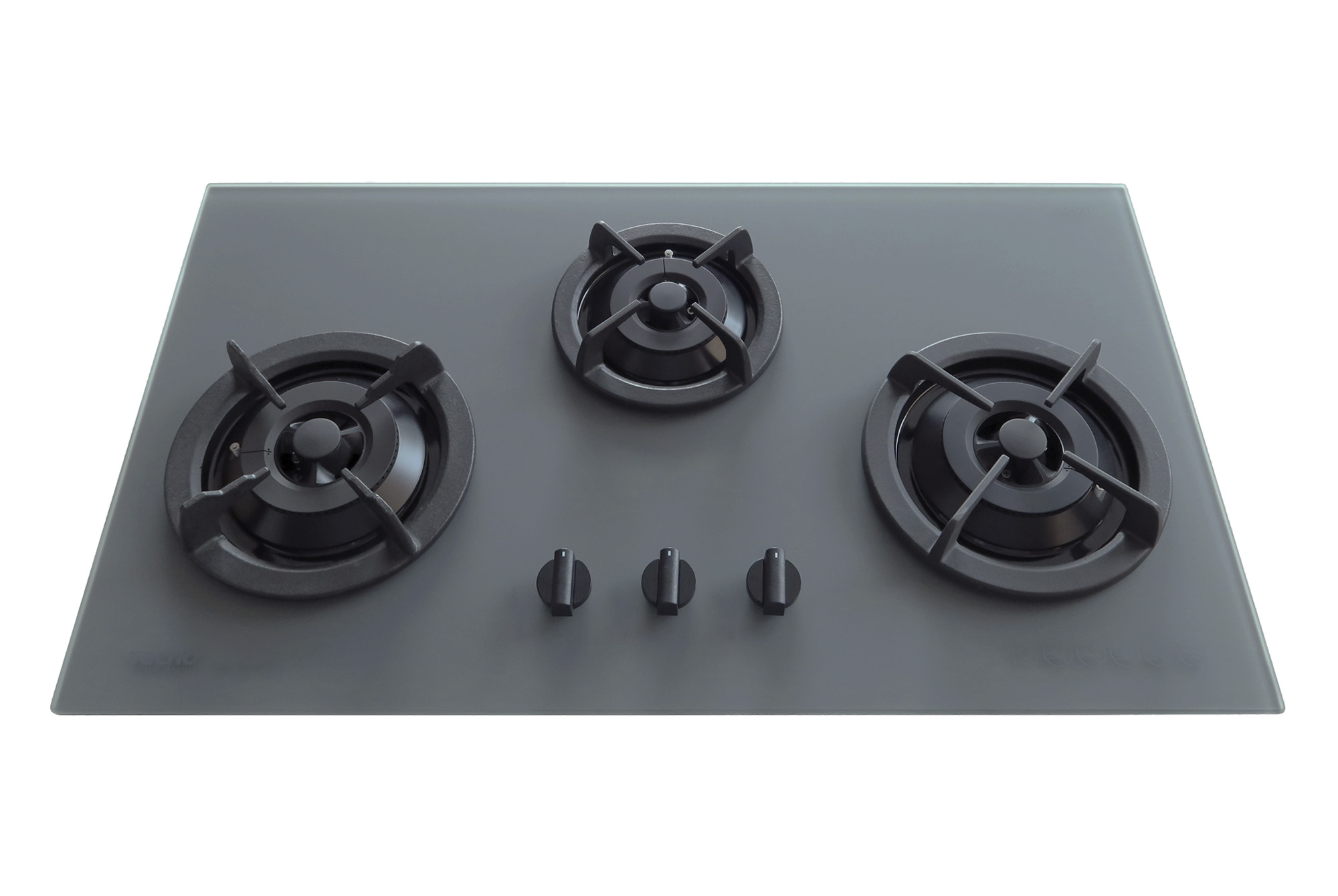 Tecno Matte Series Glass Hob (86cm 3-Burner T333TGSV)