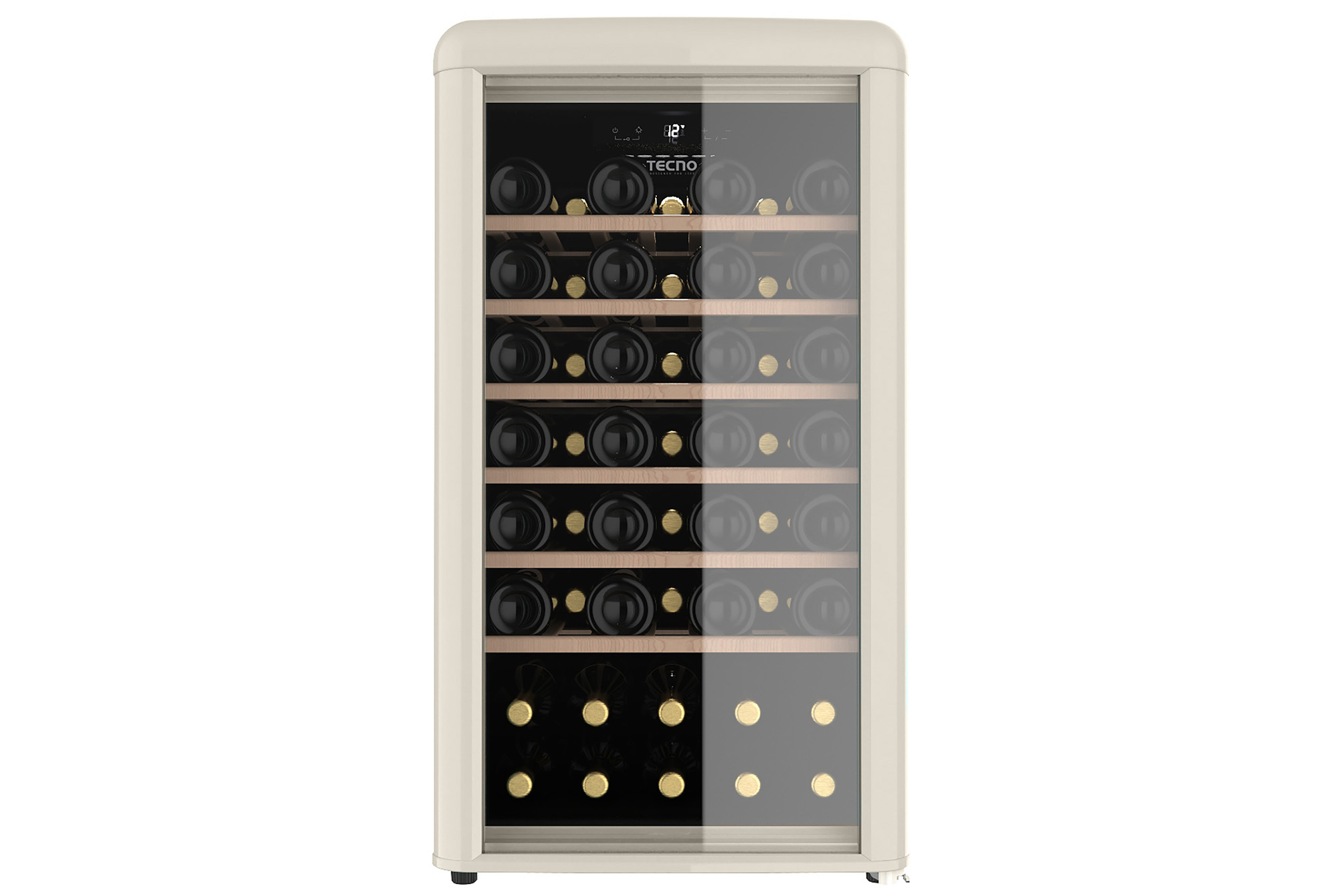 Tecno Retro Series Wine Chiller (52 Bottles) Cream