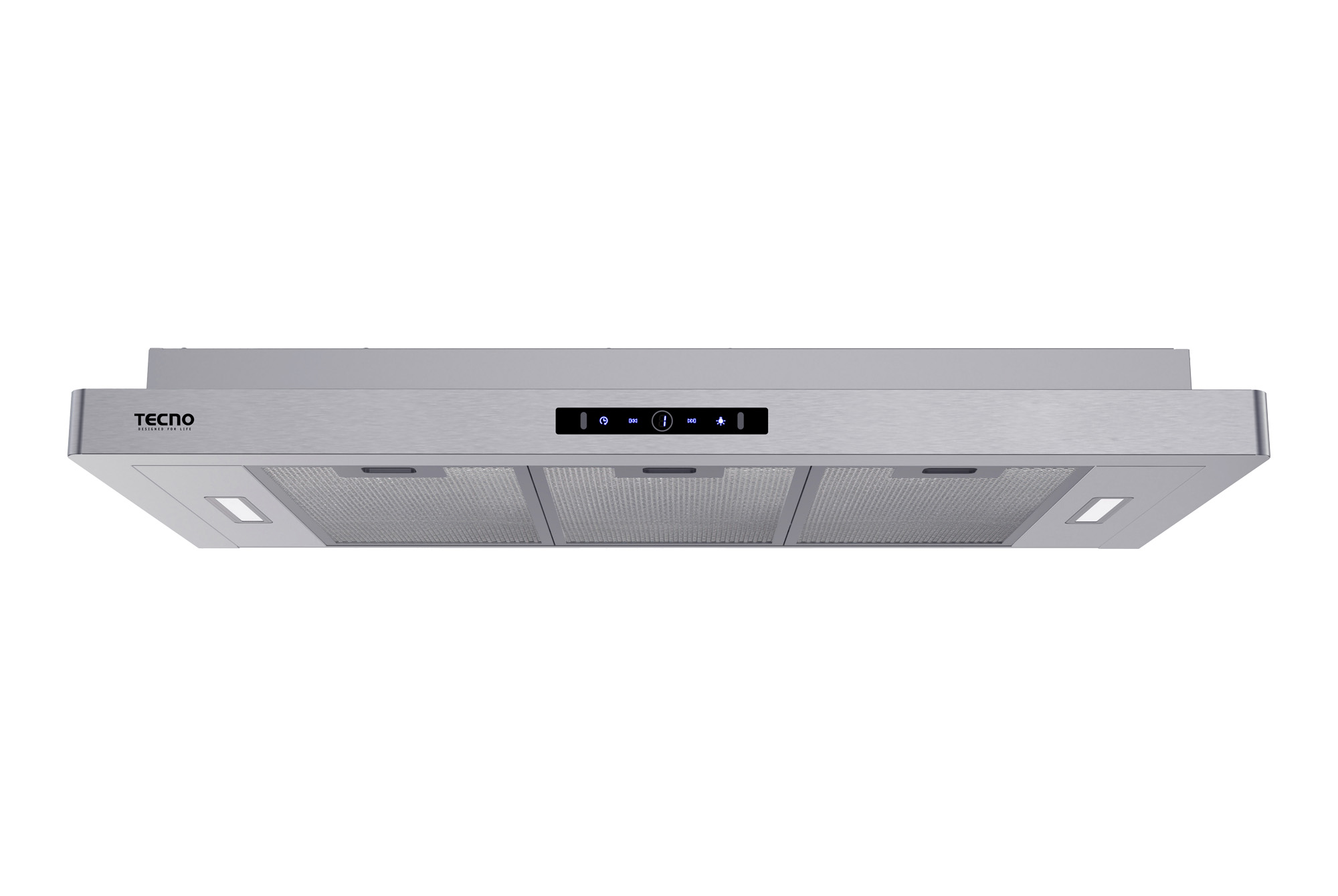 Tecno Touch Control Slim Hood with 3-Motor Design & Round Profile
