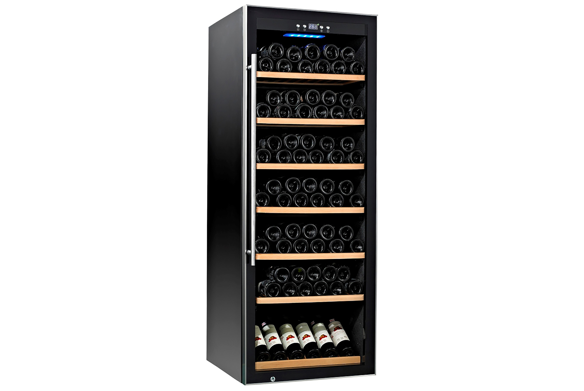 Tecno Black Wine Chiller (119 Bottles) (Single Temperature Zone)