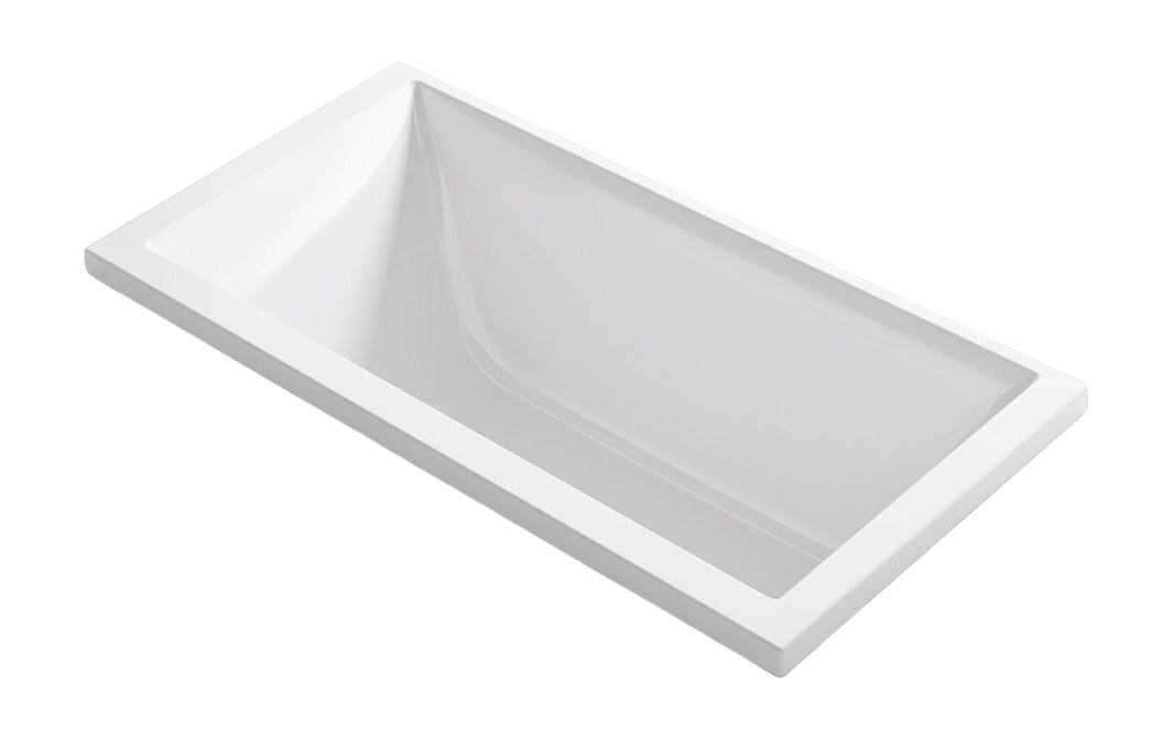 1.5m rectangular drop-in acrylic bath