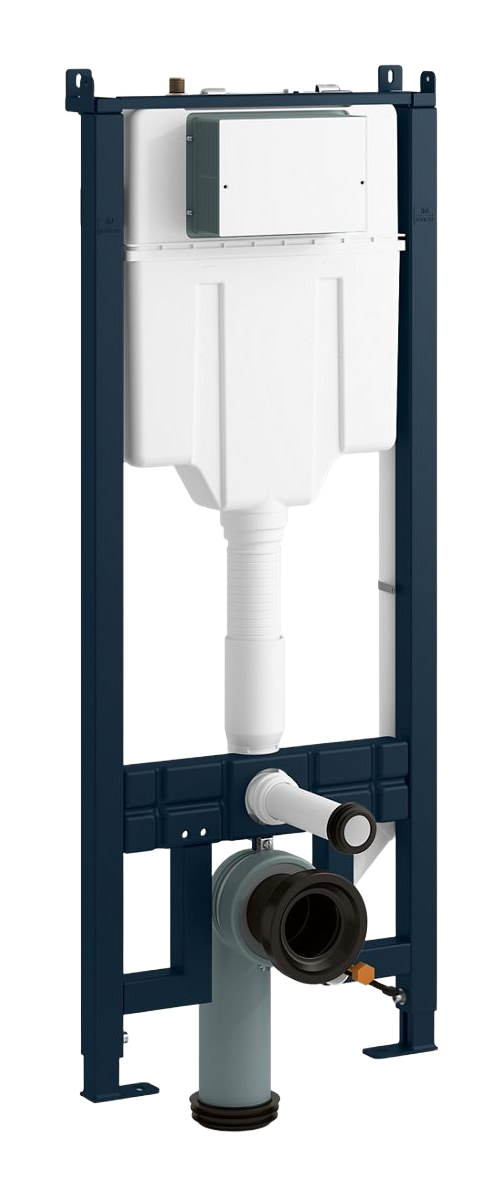 In-wall tank with frame