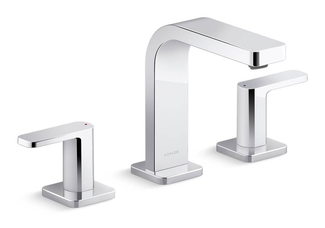Widespread bathroom sink faucet, 8.3 lpm