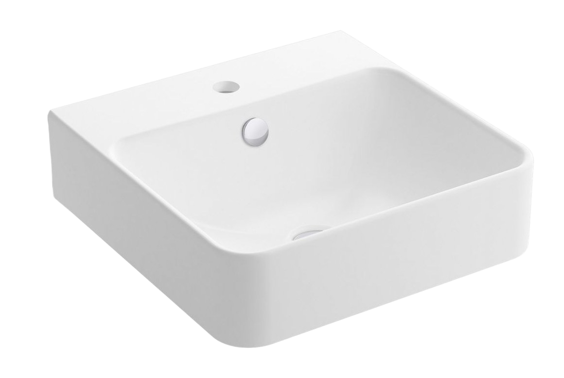 Wall-hung Lavatory with single faucet hole