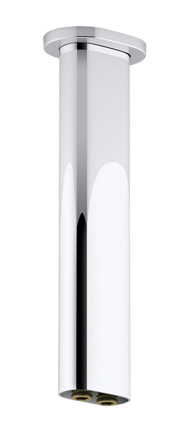 254 mm ceiling-mount two-function rainhead arm and flange