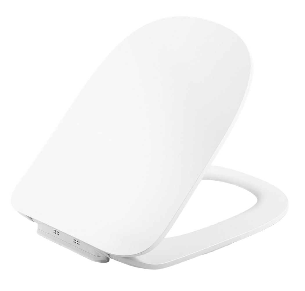 Quiet-Close™ round-front toilet seat
