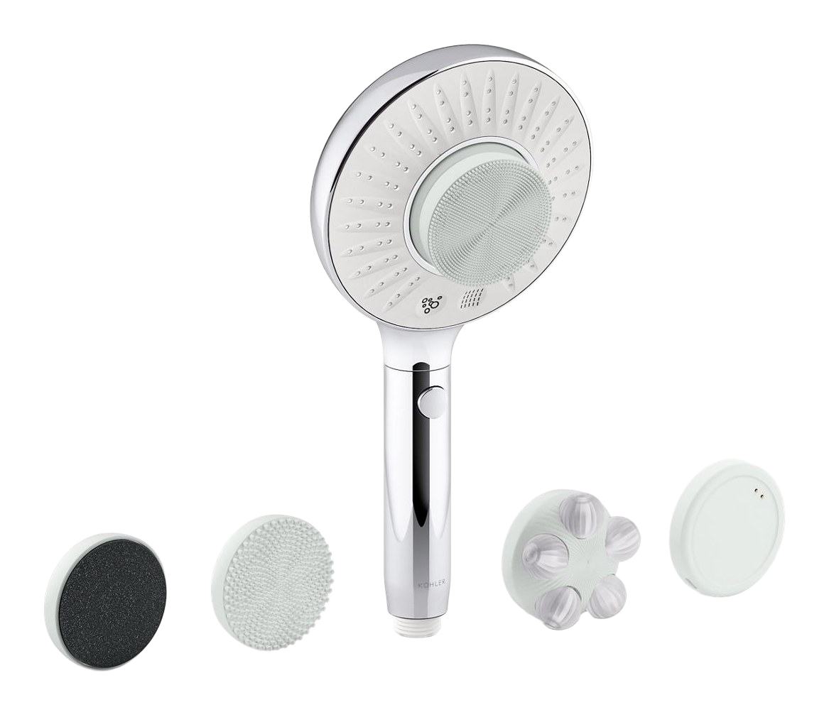 Two-function handshower with all-in-one grooming device, 9.5 lpm