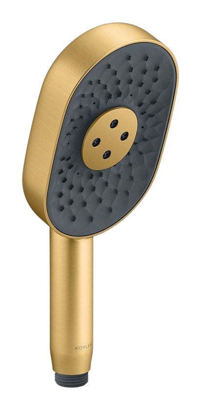 Oblong three-function handshower, 5.7 lpm