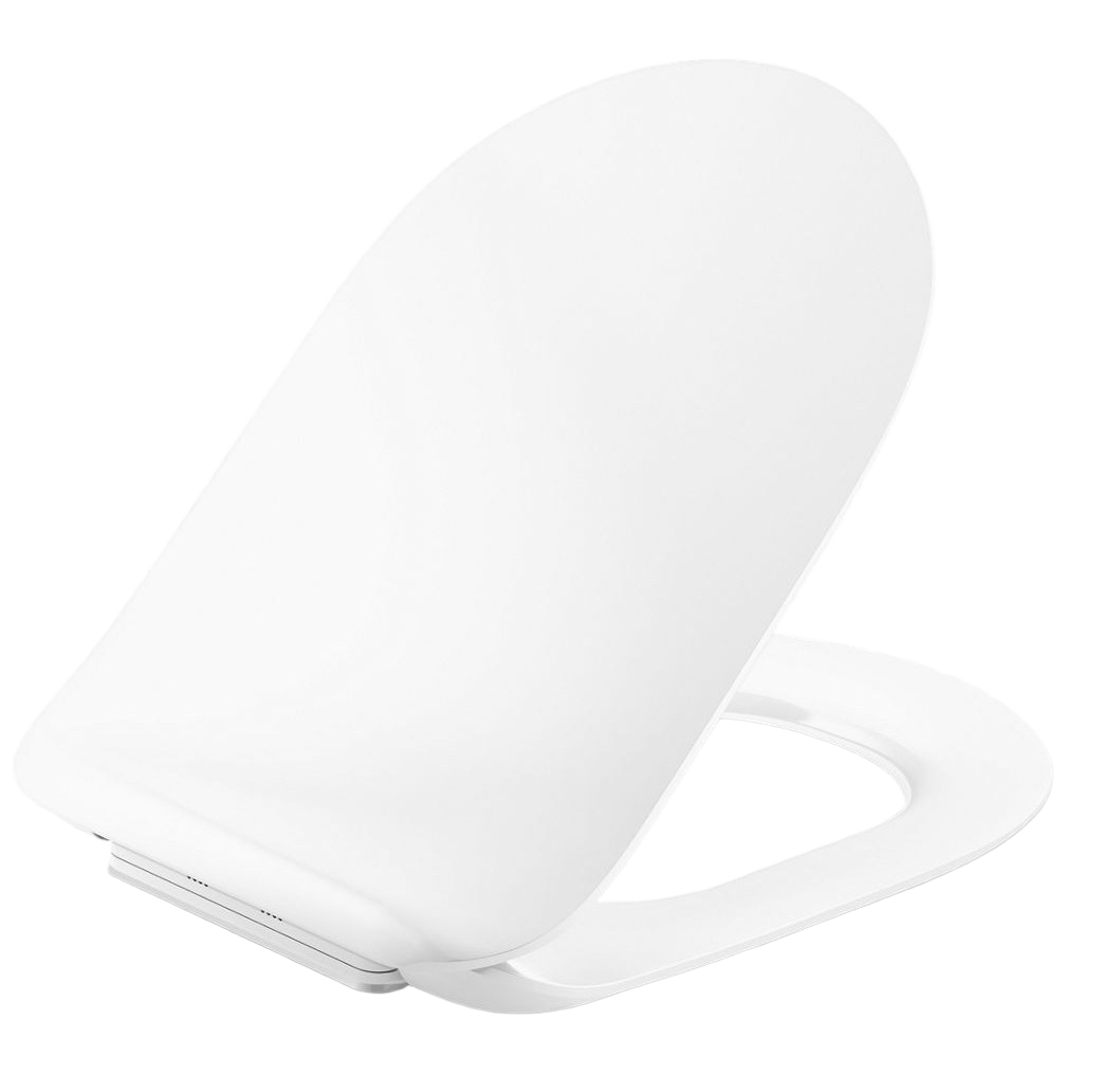 Quiet-Close™ round-front toilet seat