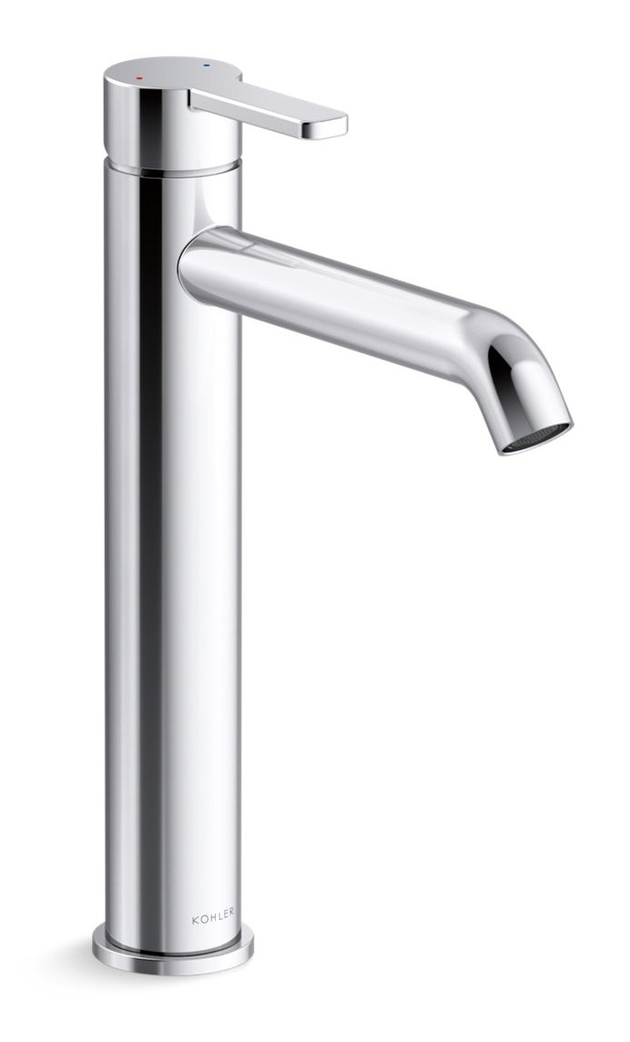 Tall single-handle bathroom sink faucet, 8.3 lpm
