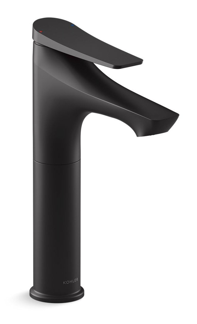 Tall single-handle bathroom sink faucet, 8.3 lpm