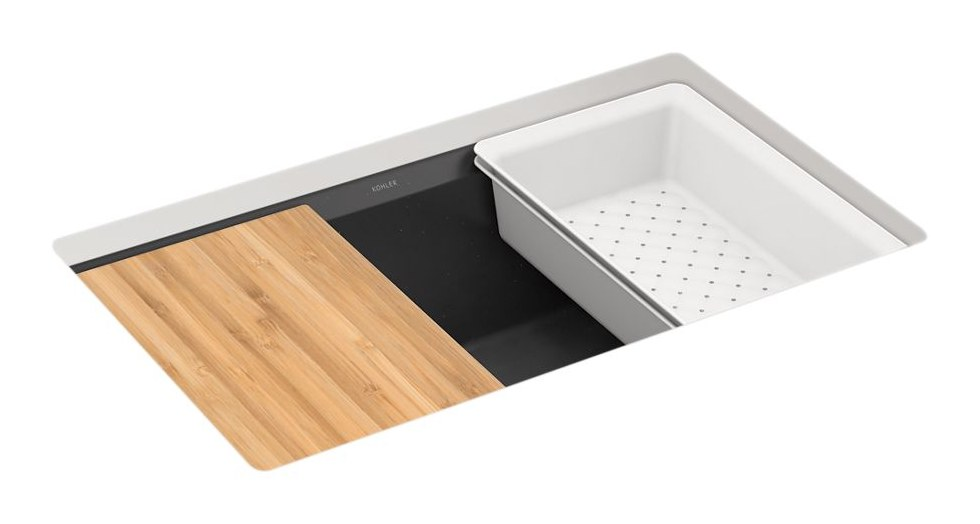 750 mm top-/undermount/tile-in single-bowl kitchen sink