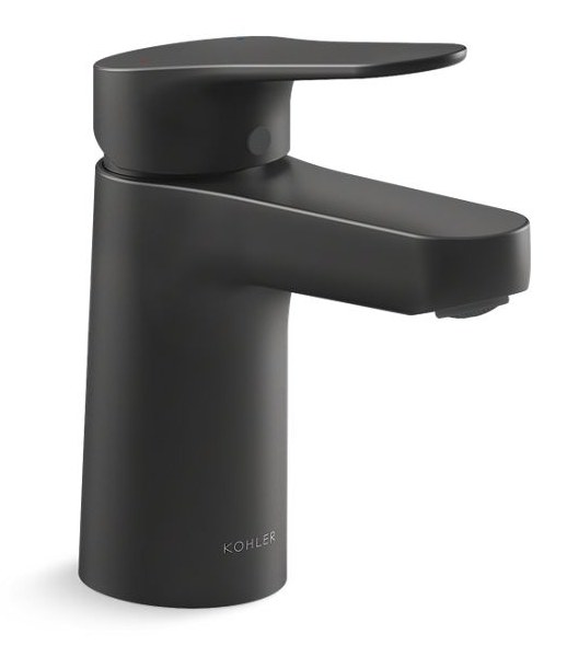 Single-handle bathroom sink faucet with paddle handle, 8.3 lpm