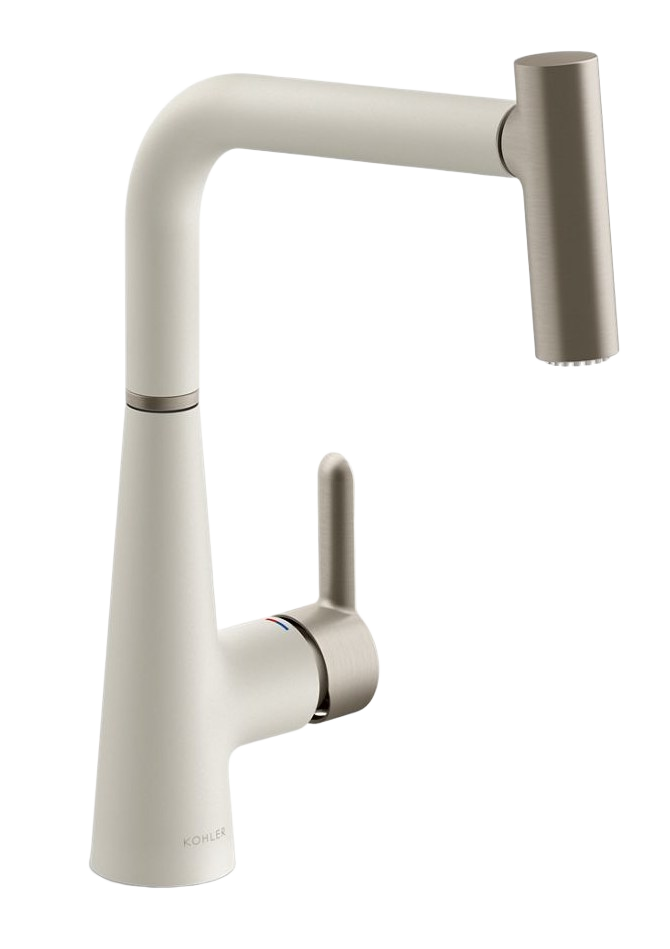 Mixed Organic Dune and Non PVD Brushed Nickel