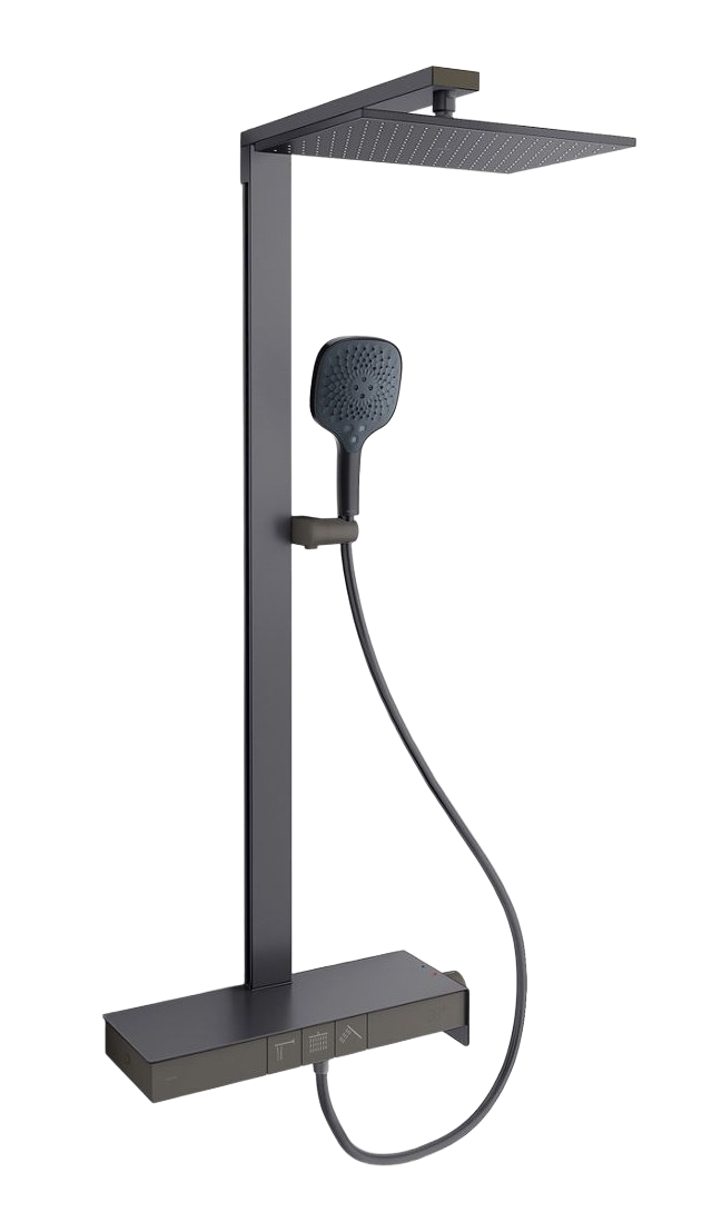 Brushed Dark Gray Metal Finish