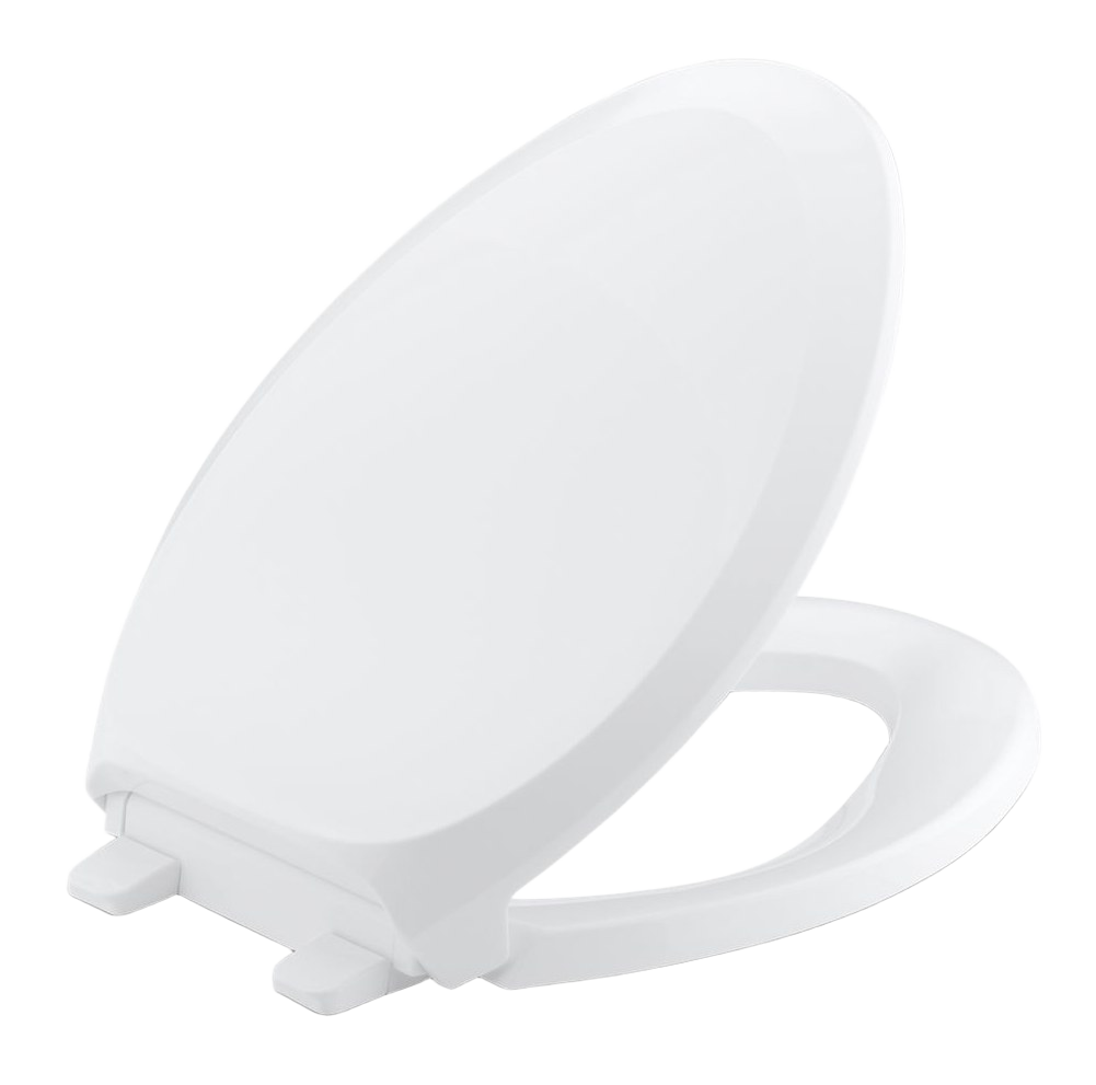 French Curve Quiet-Close elongated toilet seat