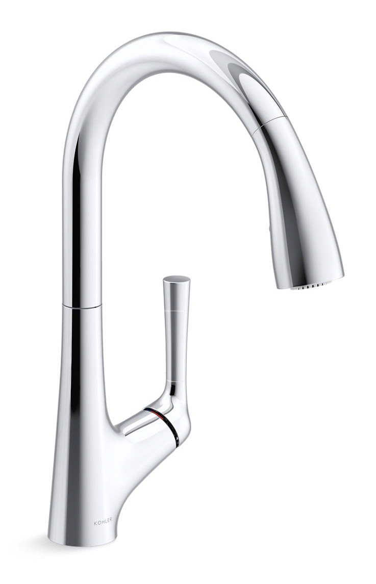 Kitchen Sink Faucet with Pull-down Spout