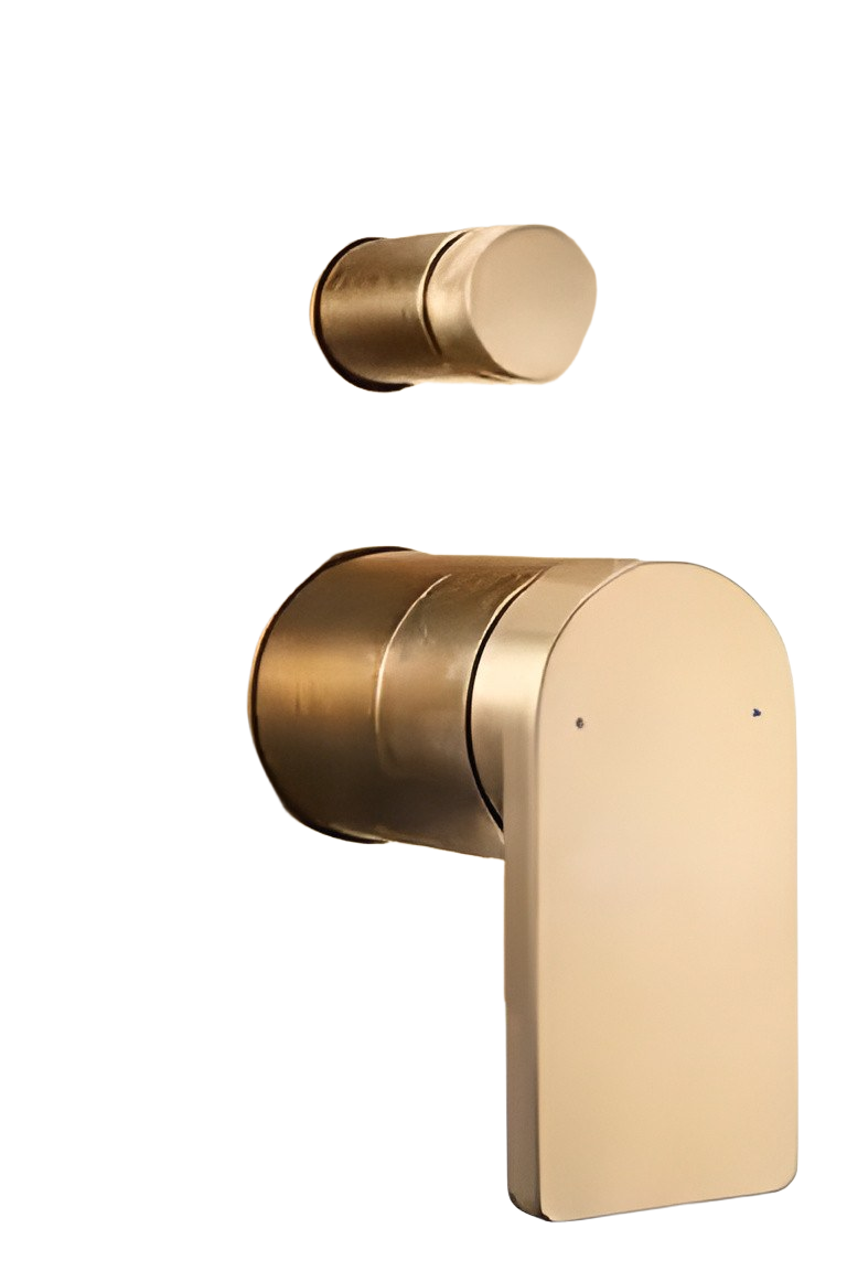 Recessed non-thermostatic bath and shower valve and trim with Lever handle