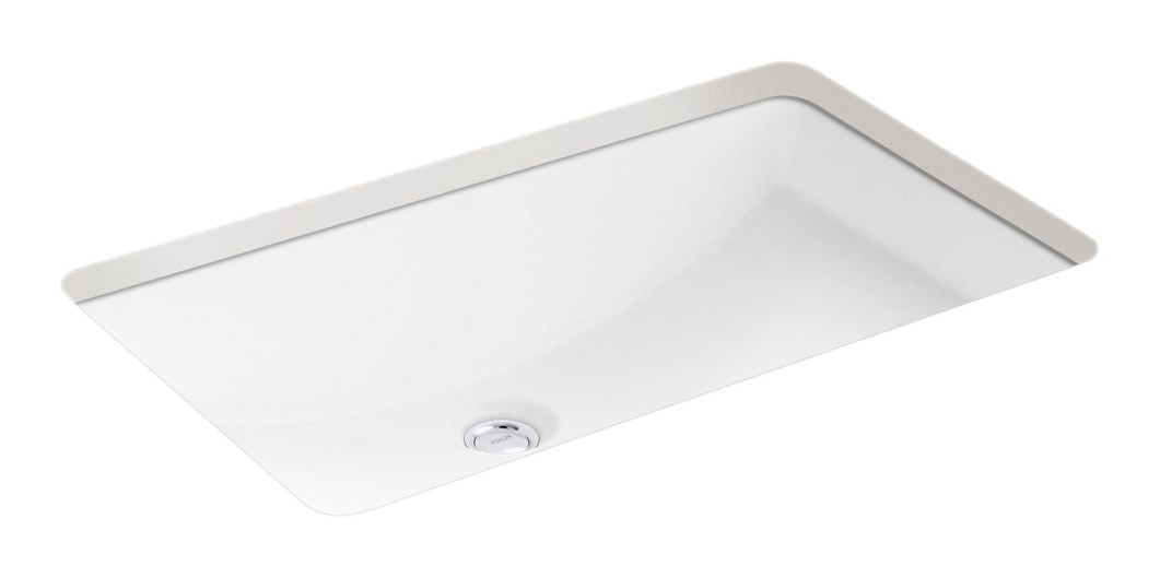 680 mm rectangular undercounter bathroom sink
