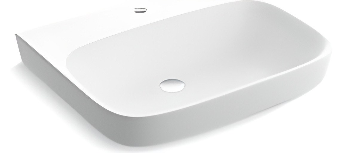 598 mm rectangular vessel bathroom sink