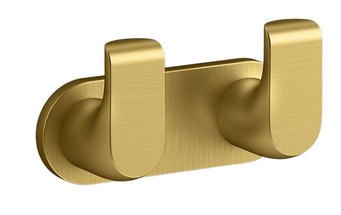 Vibrant Brushed Moderne Brass