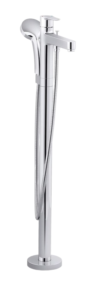 floor-mount bath showerhead faucet