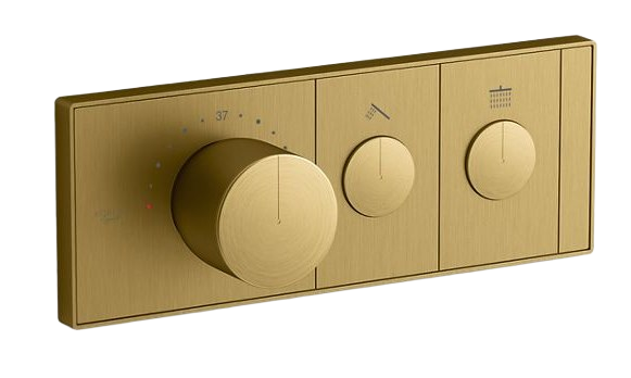 Vibrant Brushed Moderne Brass